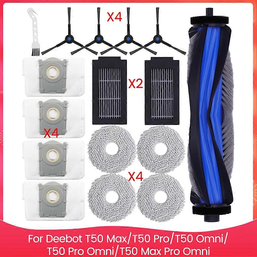 Zubehörset Für Ecovacs Deebot T50 Max/t50 Pro/t50 Omni/t50 Pro Omni/t50 Max Pro Omni Staubsauger