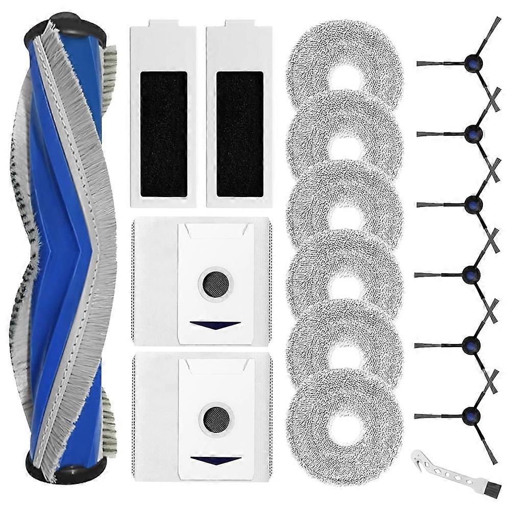 Für Ecovacs Deebot T30 Pro Omni, T30 Omni Roboterstaubsauger: Hauptseitenbürste, Hepa-filter, Reinigungstuch Und Staubbeutel
