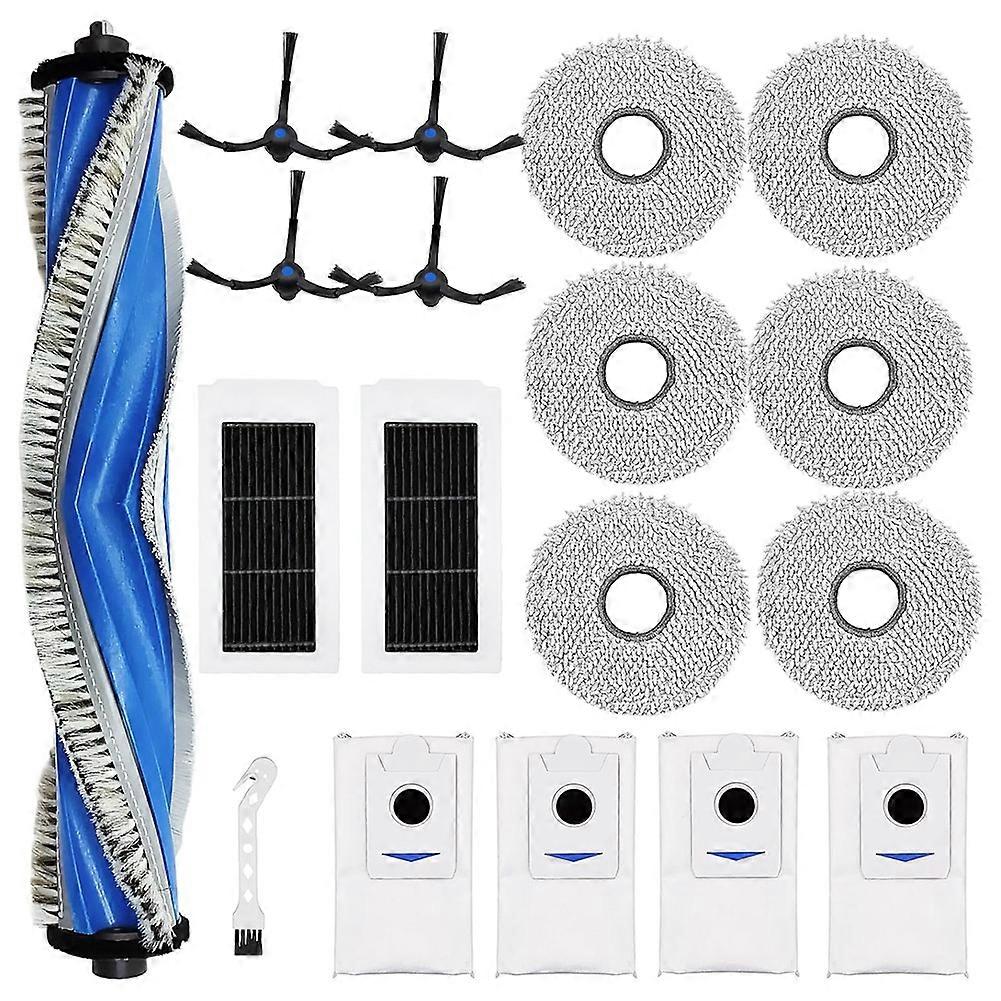 Ersatzteile Für Ecovacs Deebot X5 Omni Und X5 Pro Roboterstaubsauger: Hauptbürste, Hepa-filter, Reinigungstuch Und Staubbeutel.