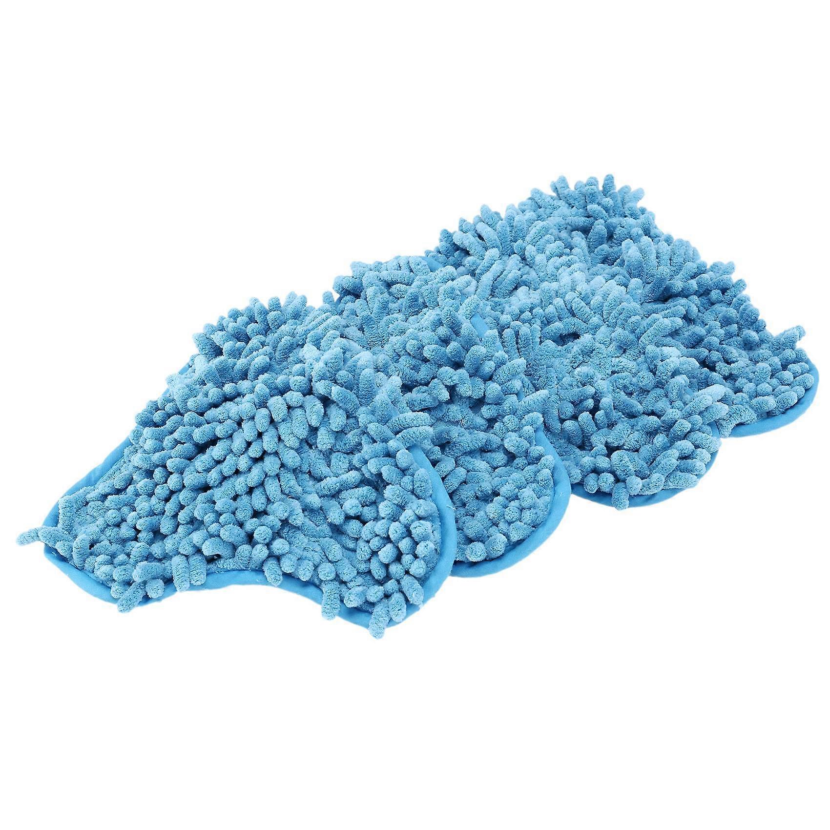 Set Mit 4 Waschbaren Und Wiederverwendbaren Mikrofaser-ersatztüchern Für Den H2o Steam Mop X5 Dampfreiniger