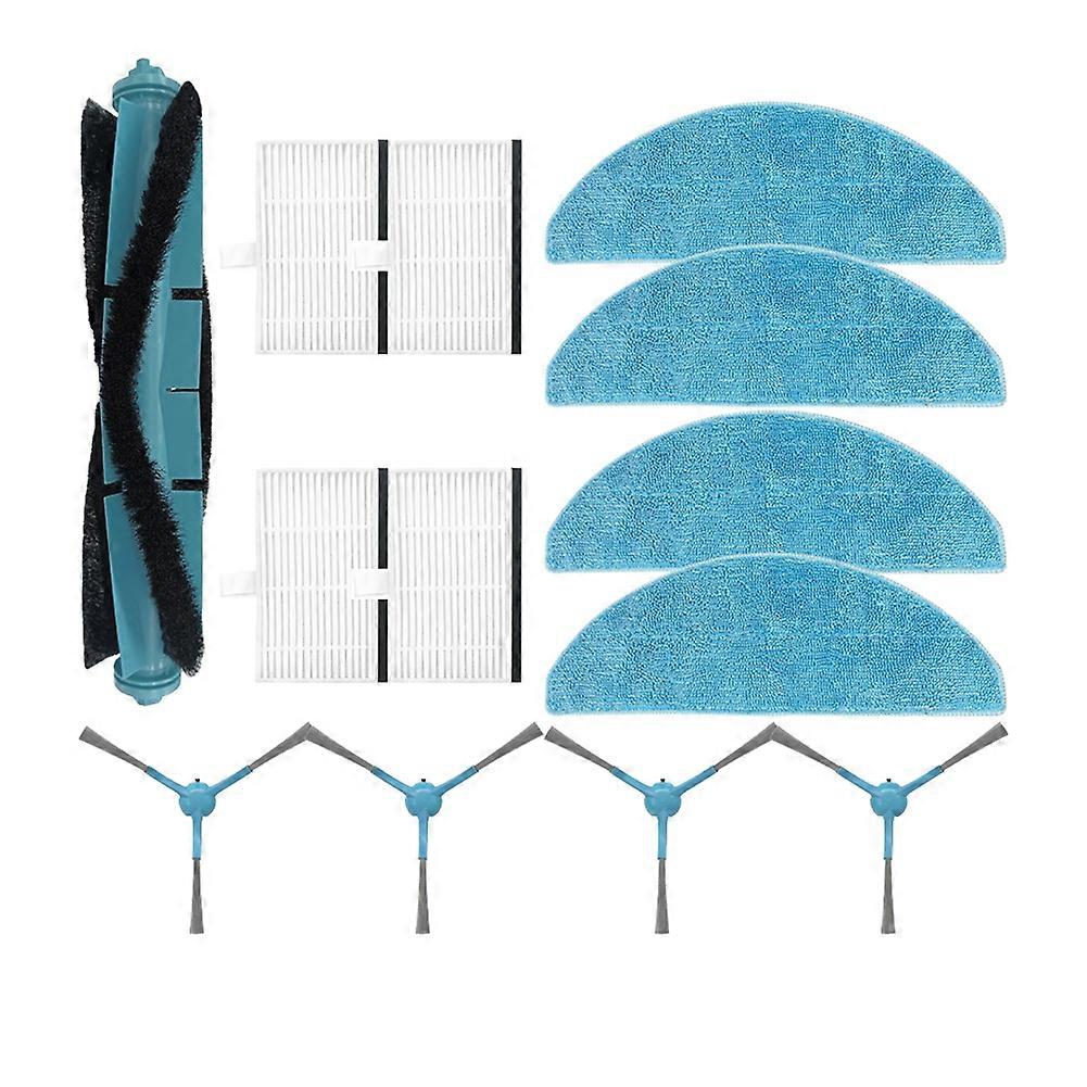 Ersatzteile Und Zubehör Für Blaupunkt Bluebot Precision Plus: Hauptbürste, Hepa-filter, Reinigungstuch Und Staubbeutel.