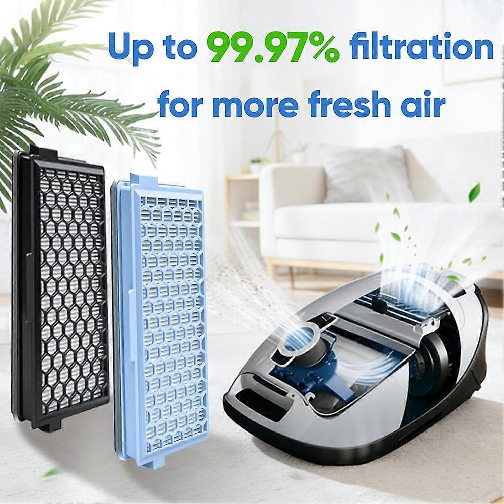 Set Mit 4 C3-filtern Für Miele Compact C1 Und C2, Complete C2 Und C3, S8340 Staubsauger, Active Air Clean 50 Filter Für Miele S4000