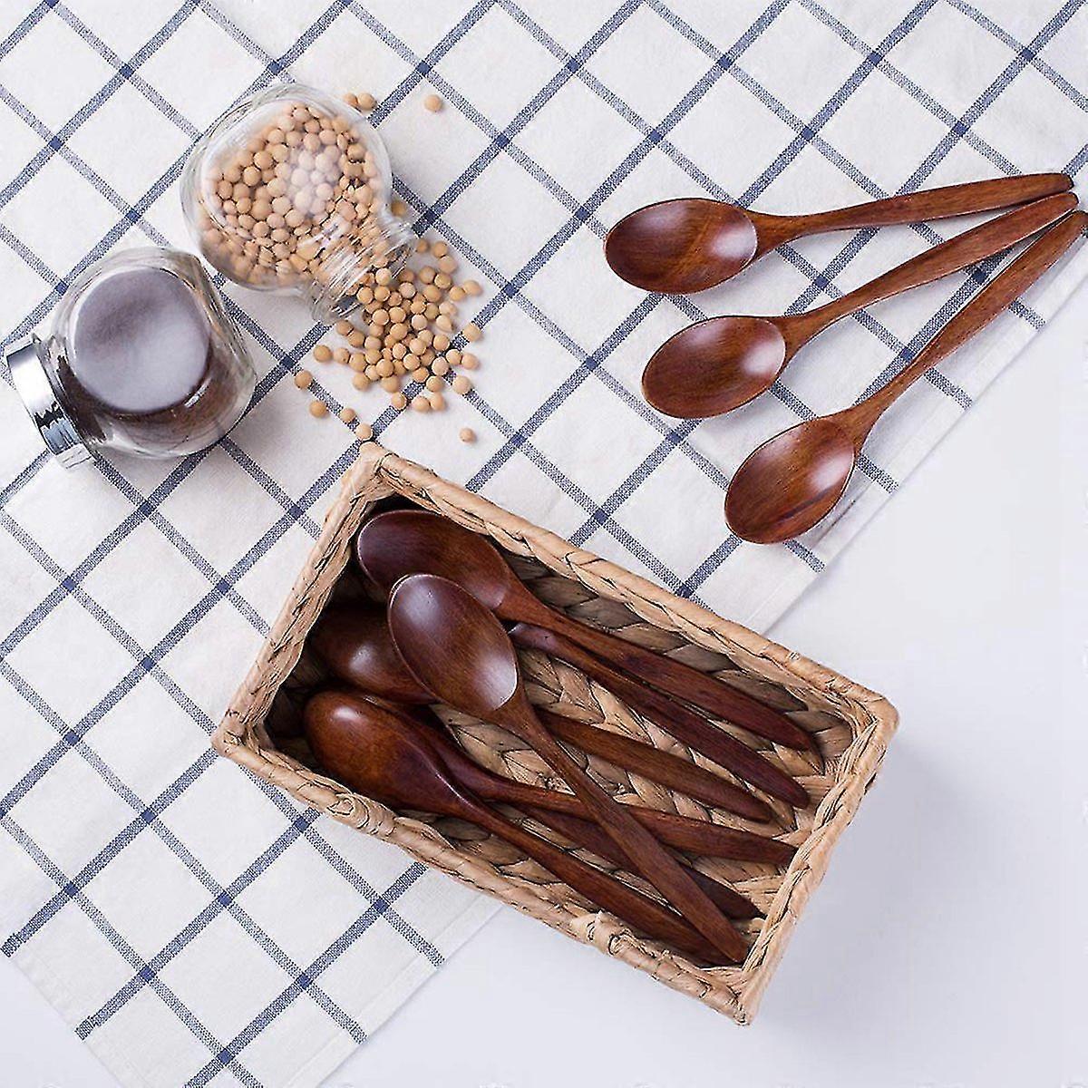 1 Set Kleiner Holzlöffel 8