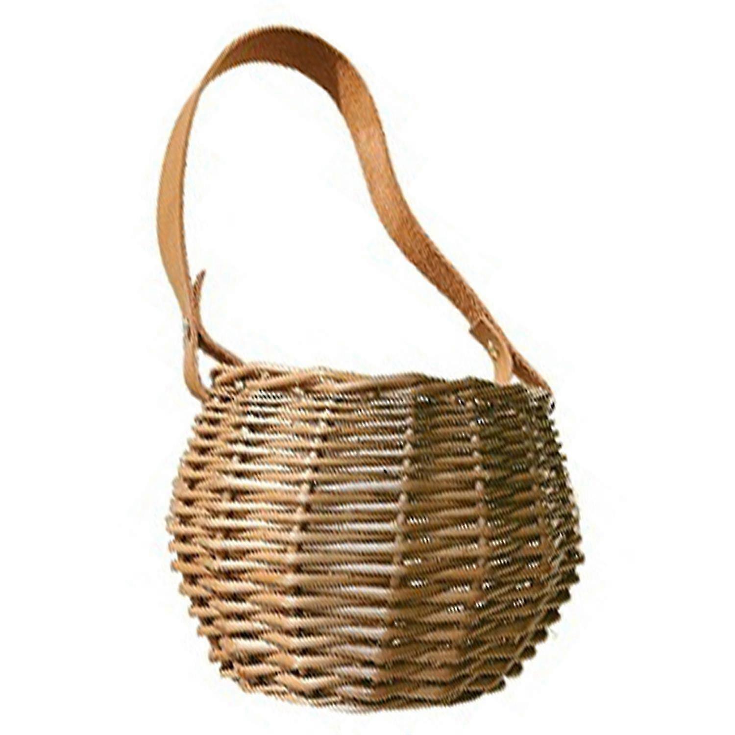 Kinder Kleine Niedliche Rattan Tasche Handgewebte Rattan Kommissionierung Korb Baby Schulter Lagerung Korb Mode