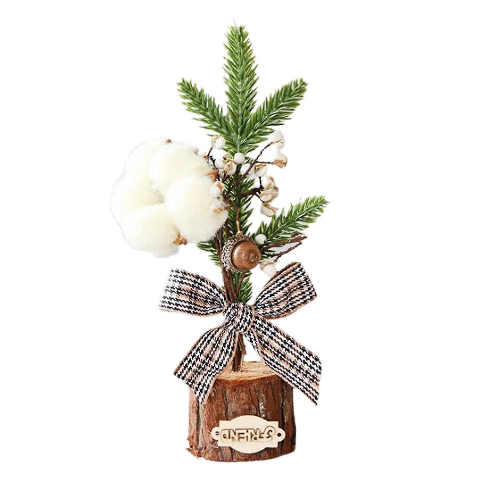 Weihnachtsdekorationen, 25 Cm Miniatur-mini-künstlicher Weihnachtsbaum, Lebendige Dekorationen Für Den Schreibtisch, Party-dekoration, Geschenke (b)