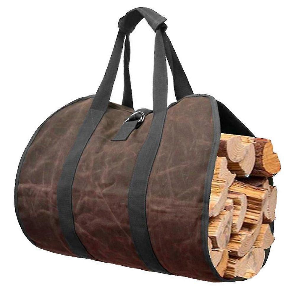 Übergroße Leinwand-brennholz-holztasche, Holzscheit, Camping, Outdoor, Camping-halter, Tragetasche, Holzkiste