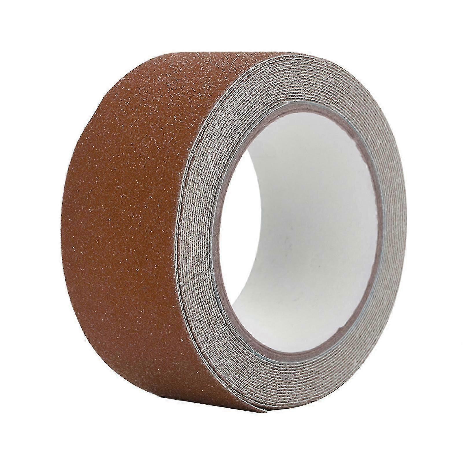 Braunes Anti-rutsch-klebeband Für Die Sicherheit Von Treppenstufen Und Böden – 5 M 5 Cm Pvc
