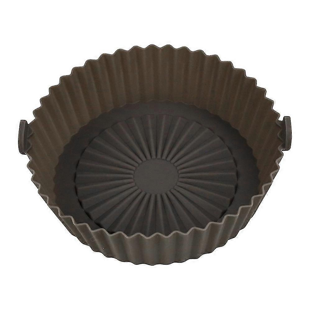 Air Fryer Silikon Topf Matte Kuchen Formen Silikon Korb Tablett Backform Für Braten Air Fryer Liner