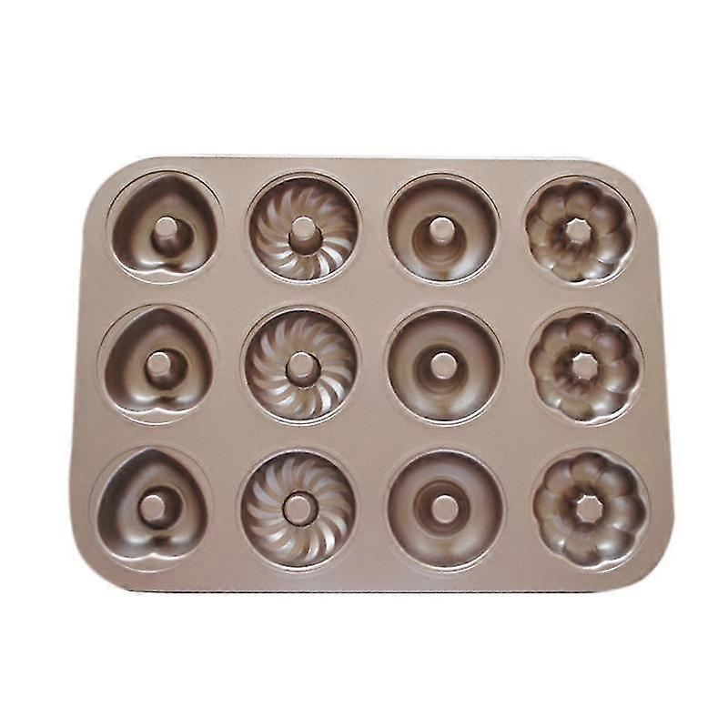 Donut-form Für Kuchen, 12 Mulden, Antihaft-muster, Nuss-backformen, Für Den Ofen ()