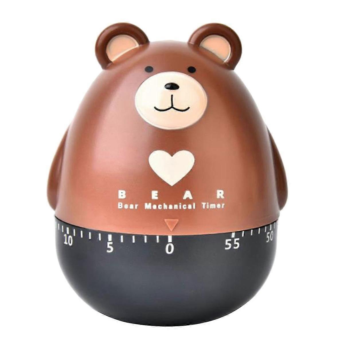 Küchentimer, Eieruhr, Countdown, Mechanischer Tier-familientimer, 55 Minuten, Zum Kochen, Sport