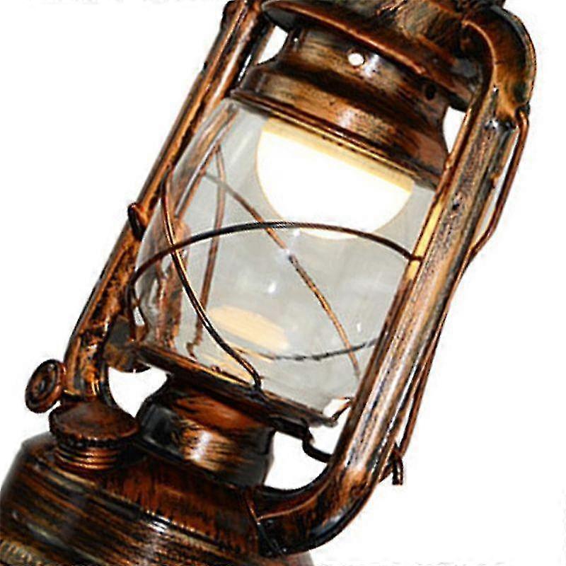 2x Vintage-led-wandleuchte, Scheunenlaterne, Retro-kohleöl-wandleuchte, Europäischer Antik-stil