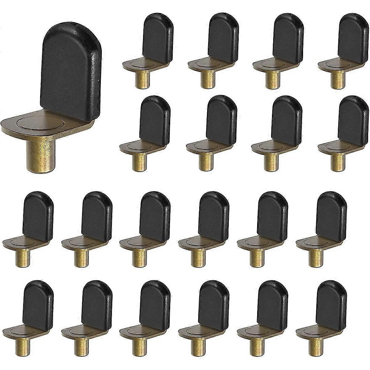 Bronze-regalstifte, Glashalterungen, Möbel, Schränke, Schränke, Bücherregale, Regalhalterungen, Stilklammern, 30 Stück