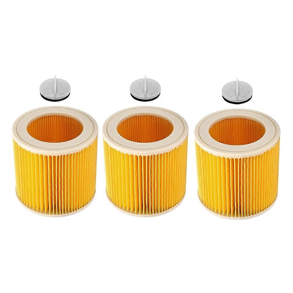 Set Mit 3 Hepa-filtern Für Die Staubsauger Karcher Wd, Wd2, Wd3, Wd1, Mv3 Und Mv2 (ersatzteile Für Die Staubsauger Wd2250, Wd3.200 Und Wd3.300)