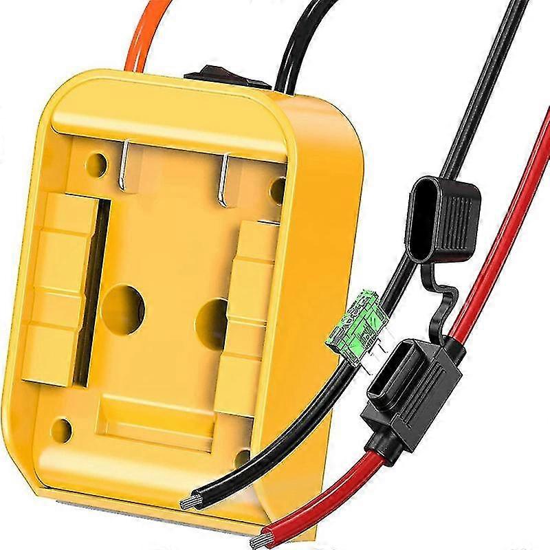 18-v-batterieadapter Mit Schalter-sicherungshalter, 12-awg-draht Und 30-ampere-sicherungssatz Für Lkw-heimwerker, R