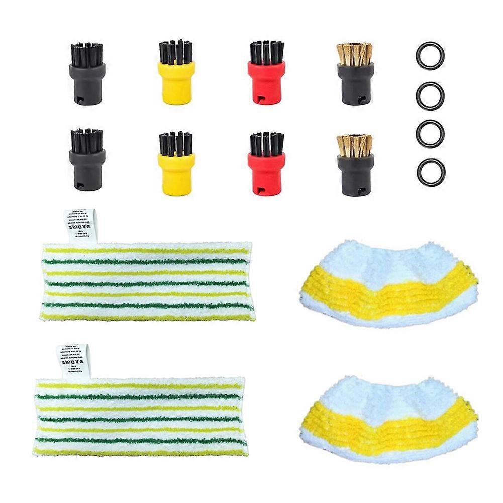 Reinigungstücher Und Rundbürsten Für Kärcher Dampfreiniger Sc2, Sc3, Sc4, Sc5, Easyfix Ctk10, Ctk20, Sg4/2 Und Sg4/4.zubehör Im Lieferumfang Enthalten.