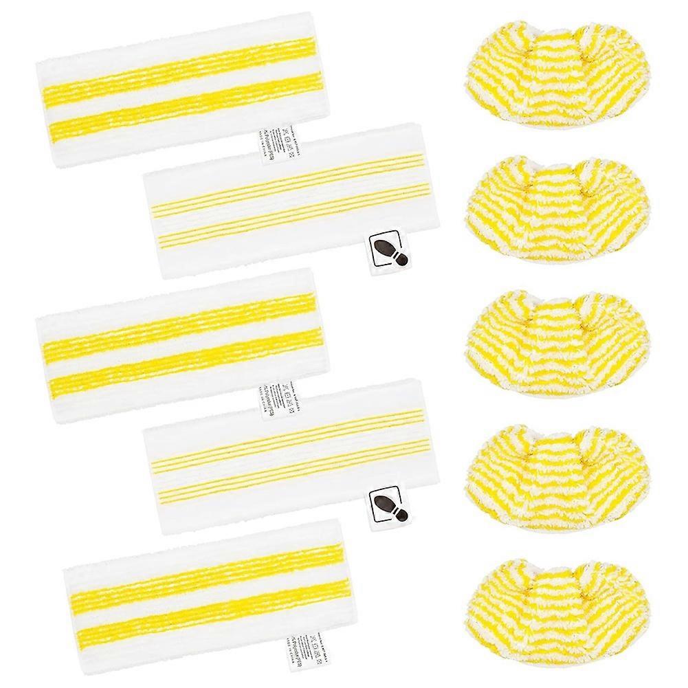 10er-pack Mikrofaser-bodentücher Und Handspitzen-pads Für Karcher Easyfix Sc1 Sc2 Sc3 Sc4 Sc5 Dampfreiniger