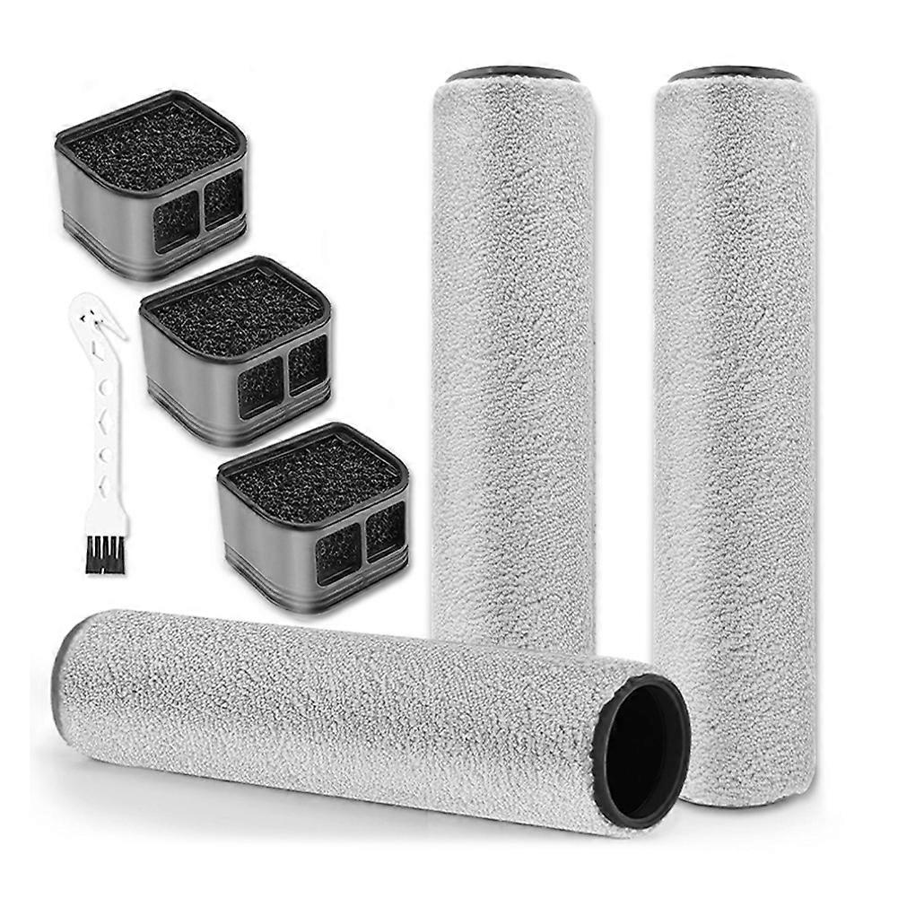 7er-pack Zubehör Kompatibel Mit Xiaomi Truclean W30 Pro/e303hw Nass- Und Trockenroboter-staubsauger: Ersatz-hauptbürste Und Hepa-filter