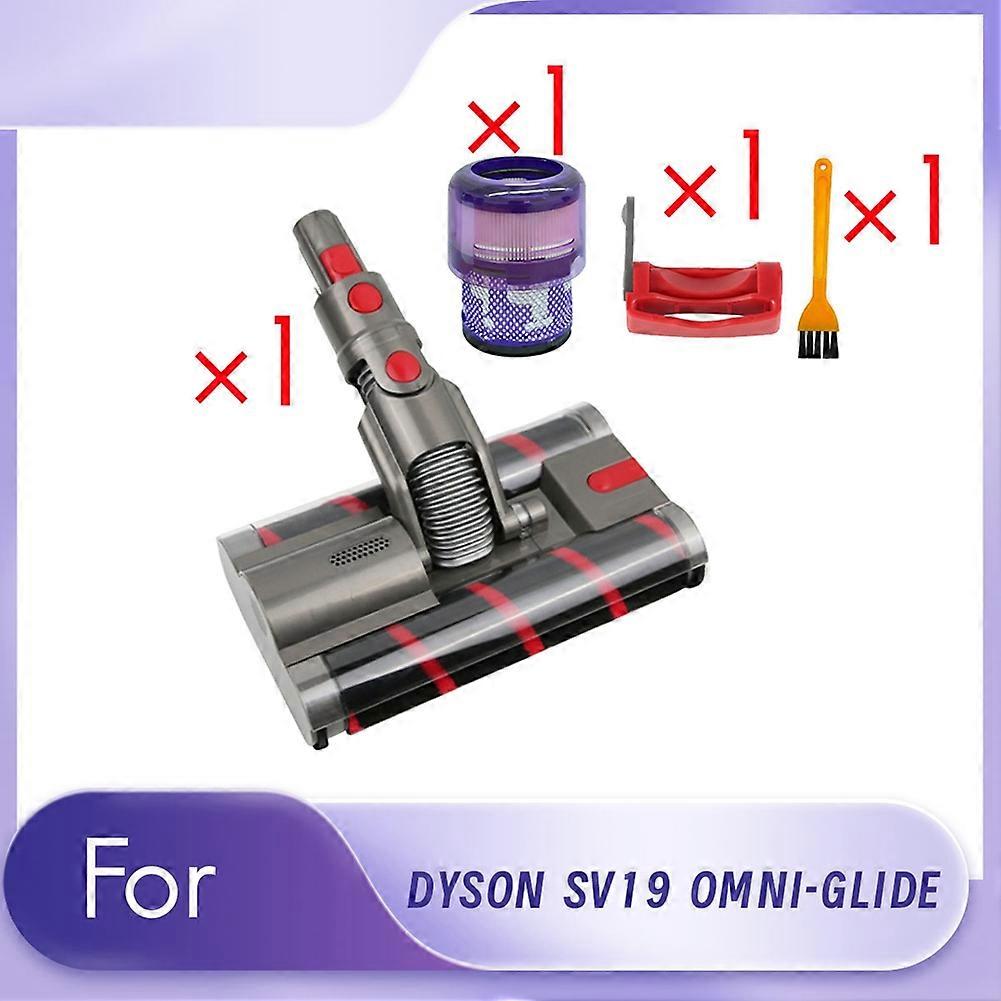 Doppelwalzenbürste + Sv19-filter + Schaltersperre Für Soft-roller-ersatzkopf Für Sv19 Omni-glide-staubsauger