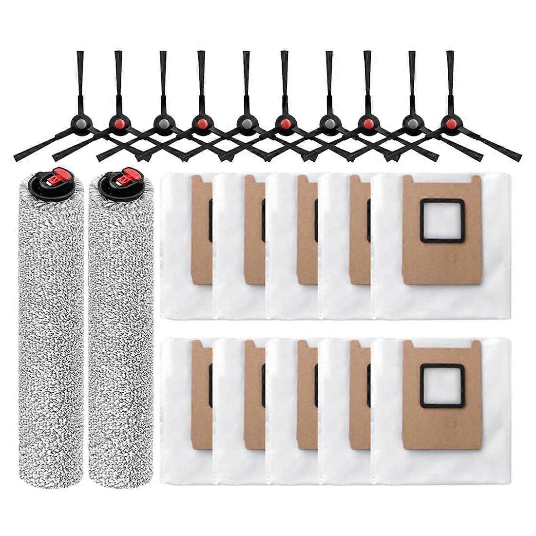 Für Eufy Omni E25 / E28 Staubsauger Ersatzteil Vakuum Hauptbürste Walzenbürste Seitenbürste Staubbeutelfilter (22 Stück)