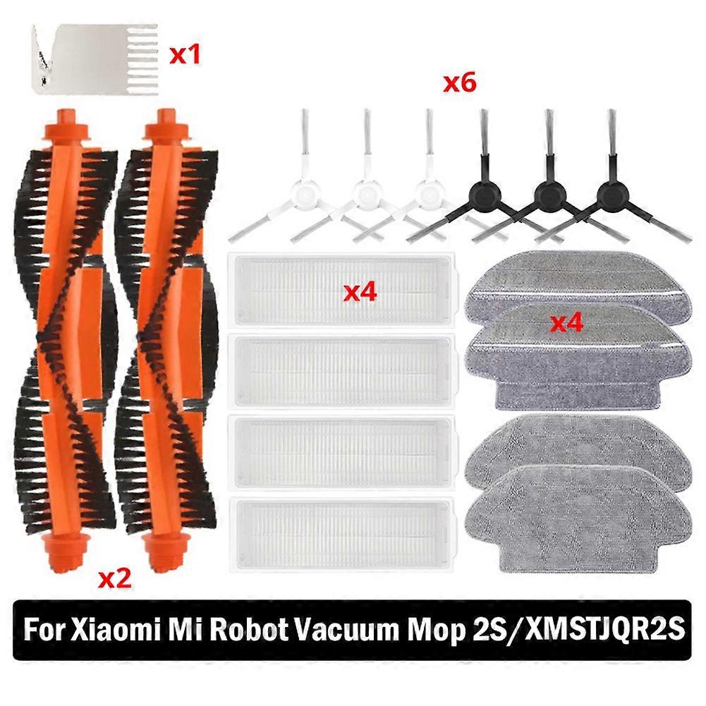Kompatibel Mit Dem Roboterstaubsauger Xiaomi Mijia 2s Xmstjqr2s 3c Styj02ym.im Lieferumfang Enthaltenes Zubehör: Reinigungstücher, Haupt- Und Seitenbürste.