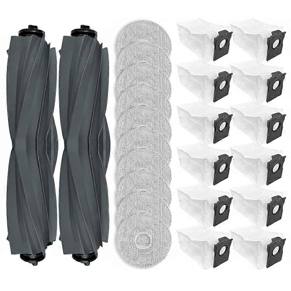 Ersatzteilset Für Mova E40 Ultra Mop: Hauptbürste, Filter, Staubbeutel Und Tuch.