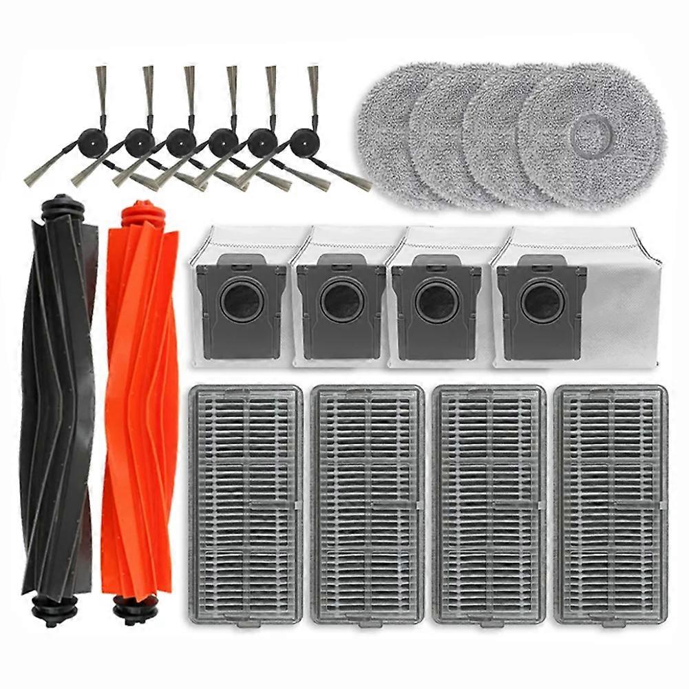 Zubehör Für X40 Pro Ultra Roboterstaubsauger: Hauptseitenbürste, Hepa-filter, Ersatzstaubbeutel