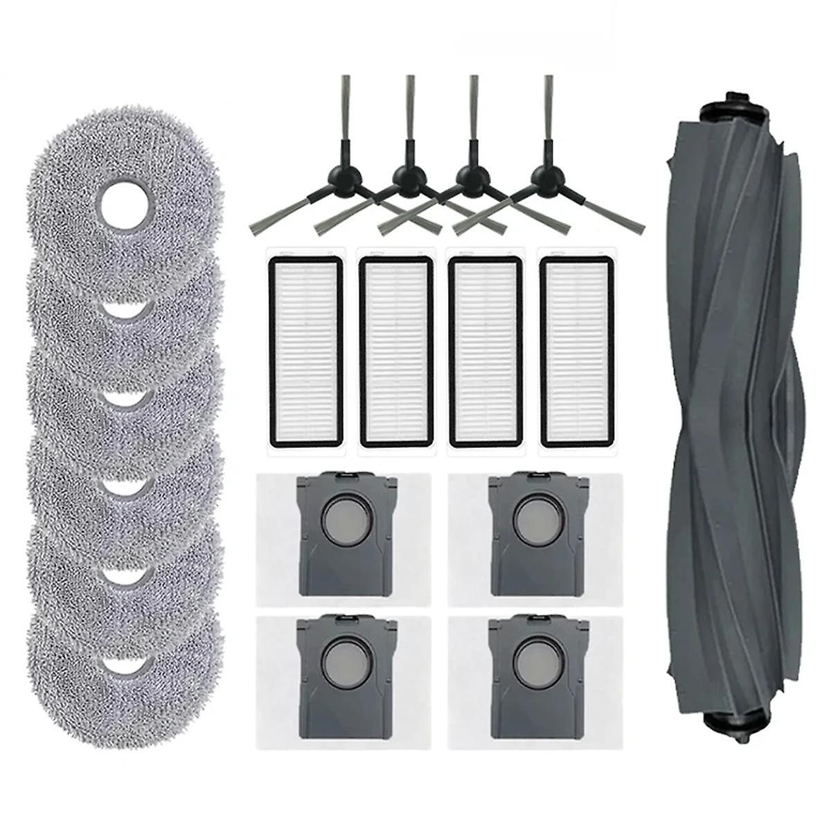 Für Bot L30 Ultra Roboter Staubsauger Ersatzteile, Gummi/seitenbürste Hepa-filter Mopp Tuch Staub Ba