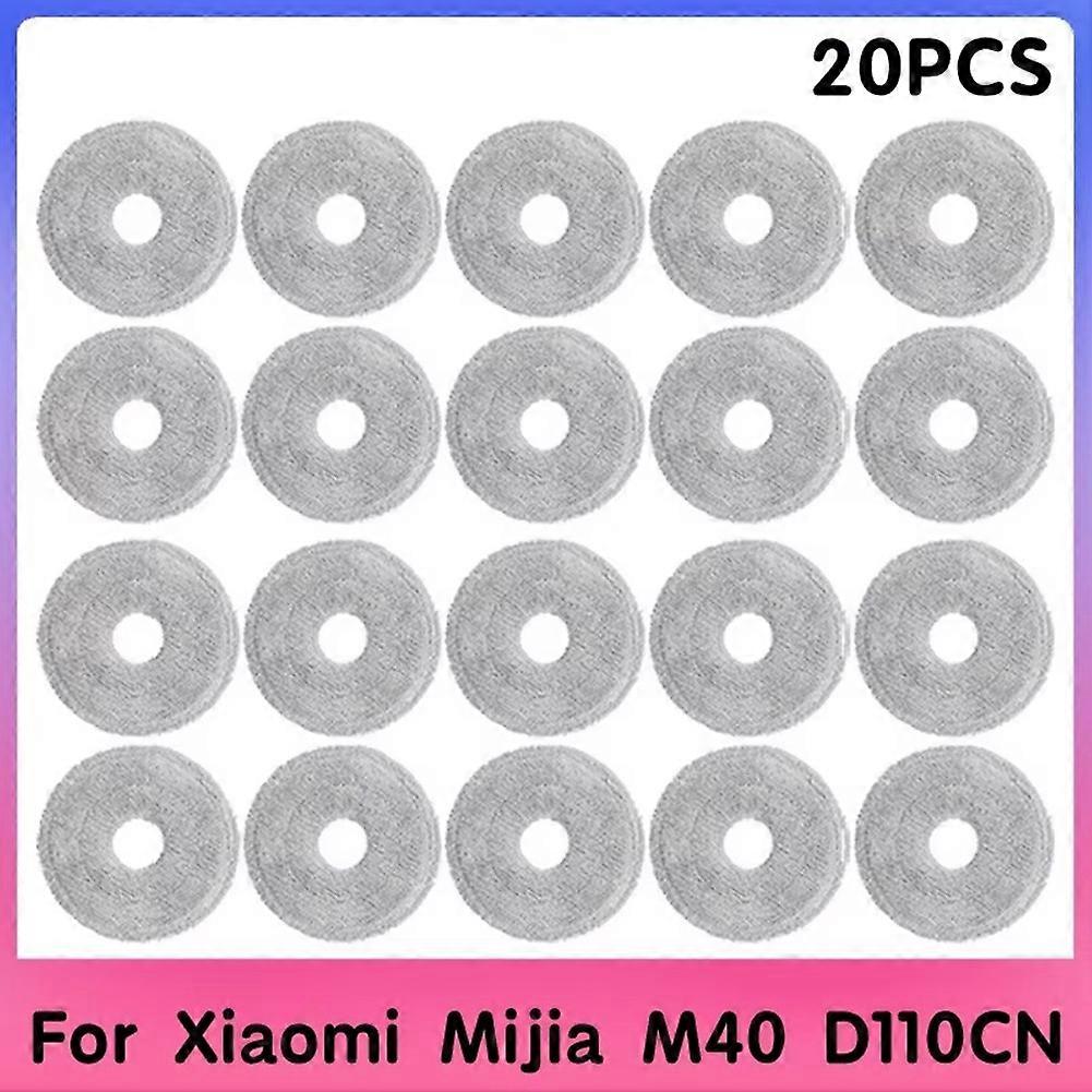 Packung Mit 20 Ersatztüchern, Kompatibel Mit Dem Xiaomi Mijia M40 D110cn Besen