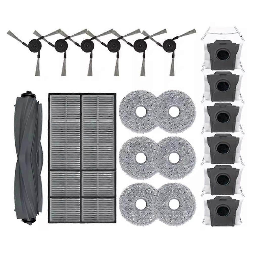 25-teiliges Set Für Dreame X40 Ultra/l40 Ultra Und Mova P50 Pro Ultra/p10 Pro Ultra: Bürste, Filter, Tuch Und Staubbeutel.