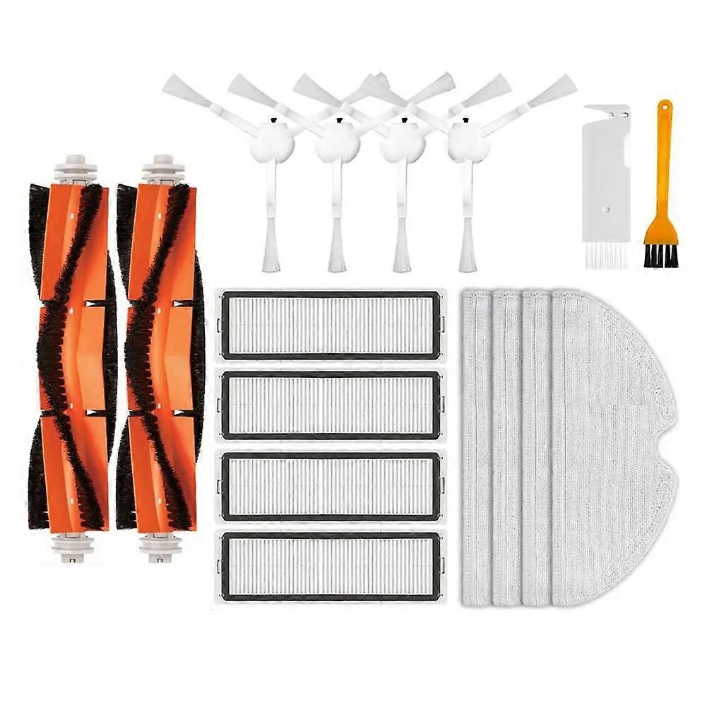 Kompatibel Mit Xiaomi Robot Vacuum Mop 2c / Xmstjqr2c: Rotierende Seitenbürste, Hepa-filter, Reinigungstuch Und Anderes Zubehör.