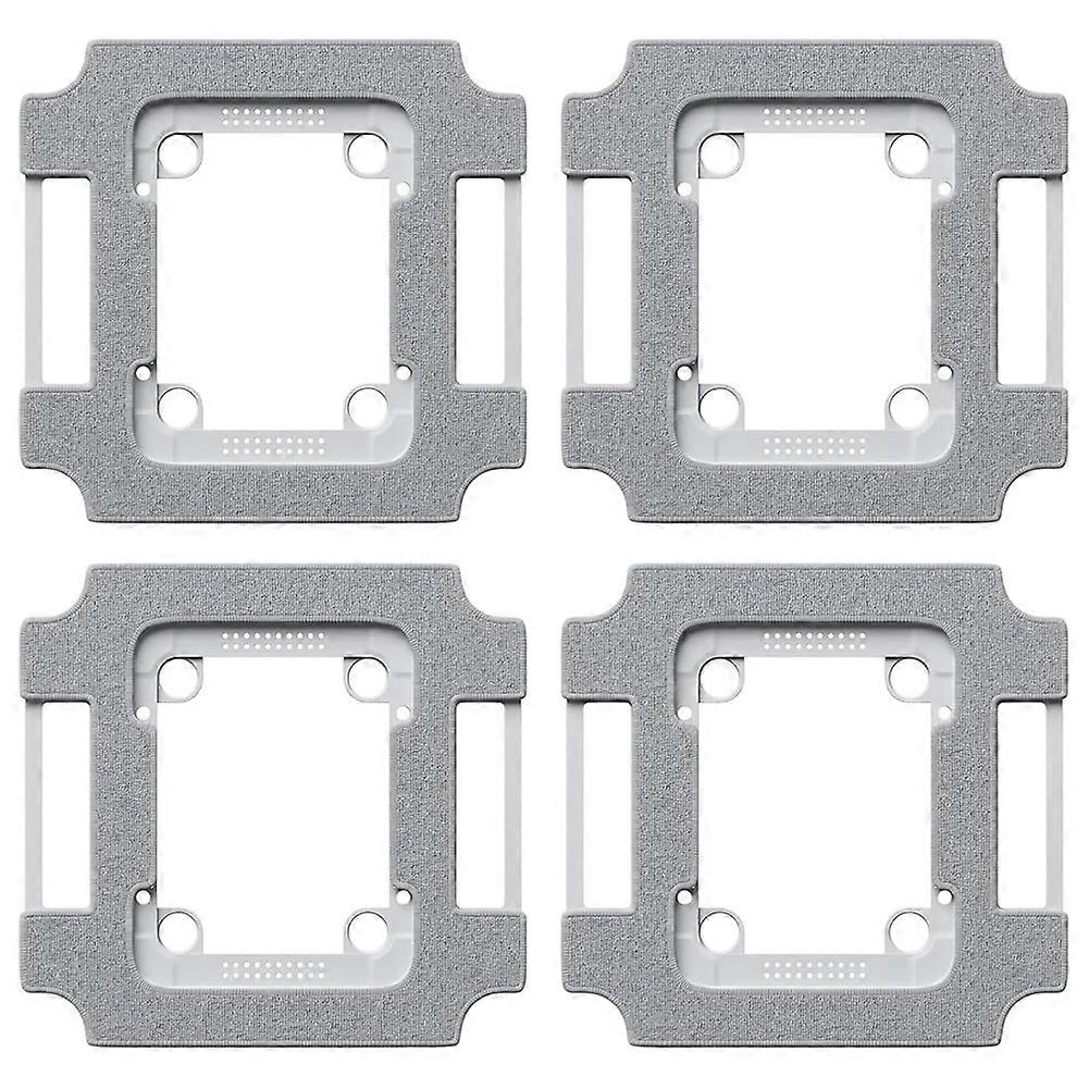 4er-pack Reinigungstücher Mit Halterung Für Ecovacs Winbot W3 Omni Cleaning Cloth Base Station Edition Staubsauger.