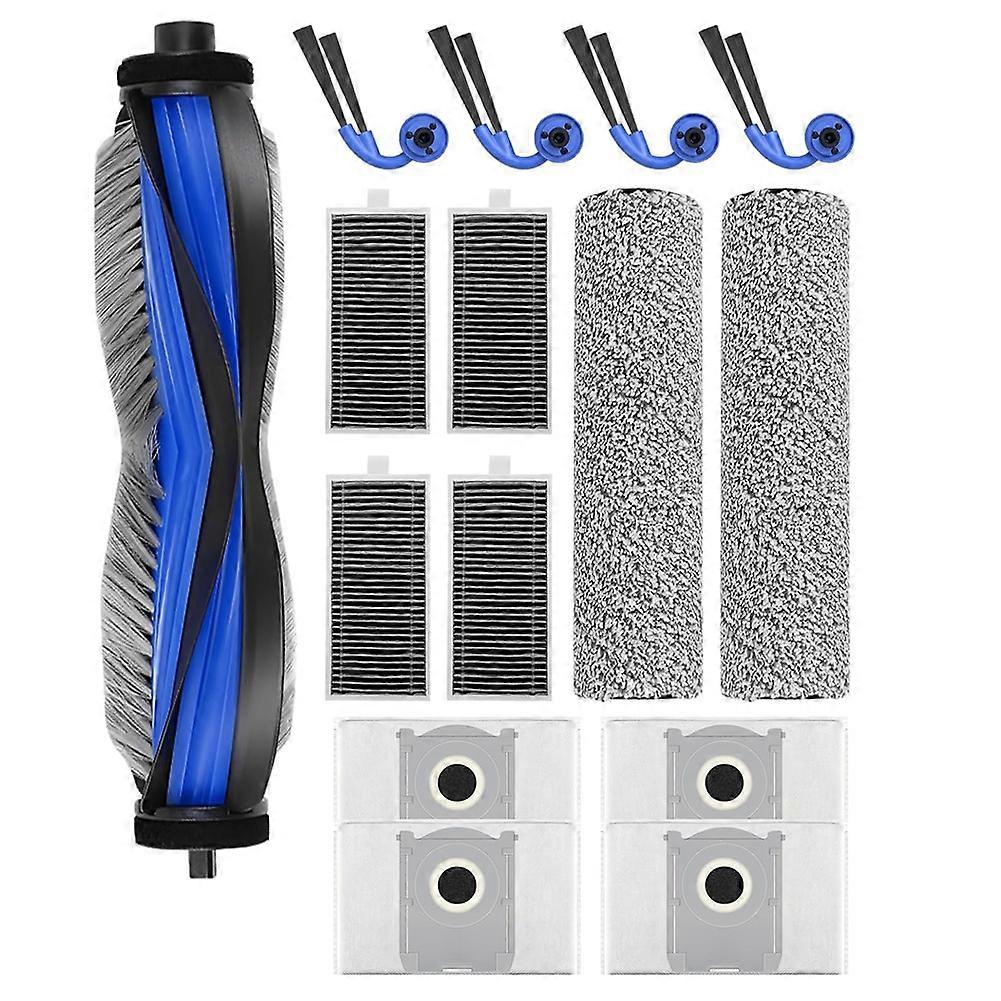 15pcs Vakuum Hauptseitenbürste Hepa-filter Mopp Tuch Staubbeutel Set Für Ecovacs Deebot X9 Pro Omni / X9 Pro Ersatzteil