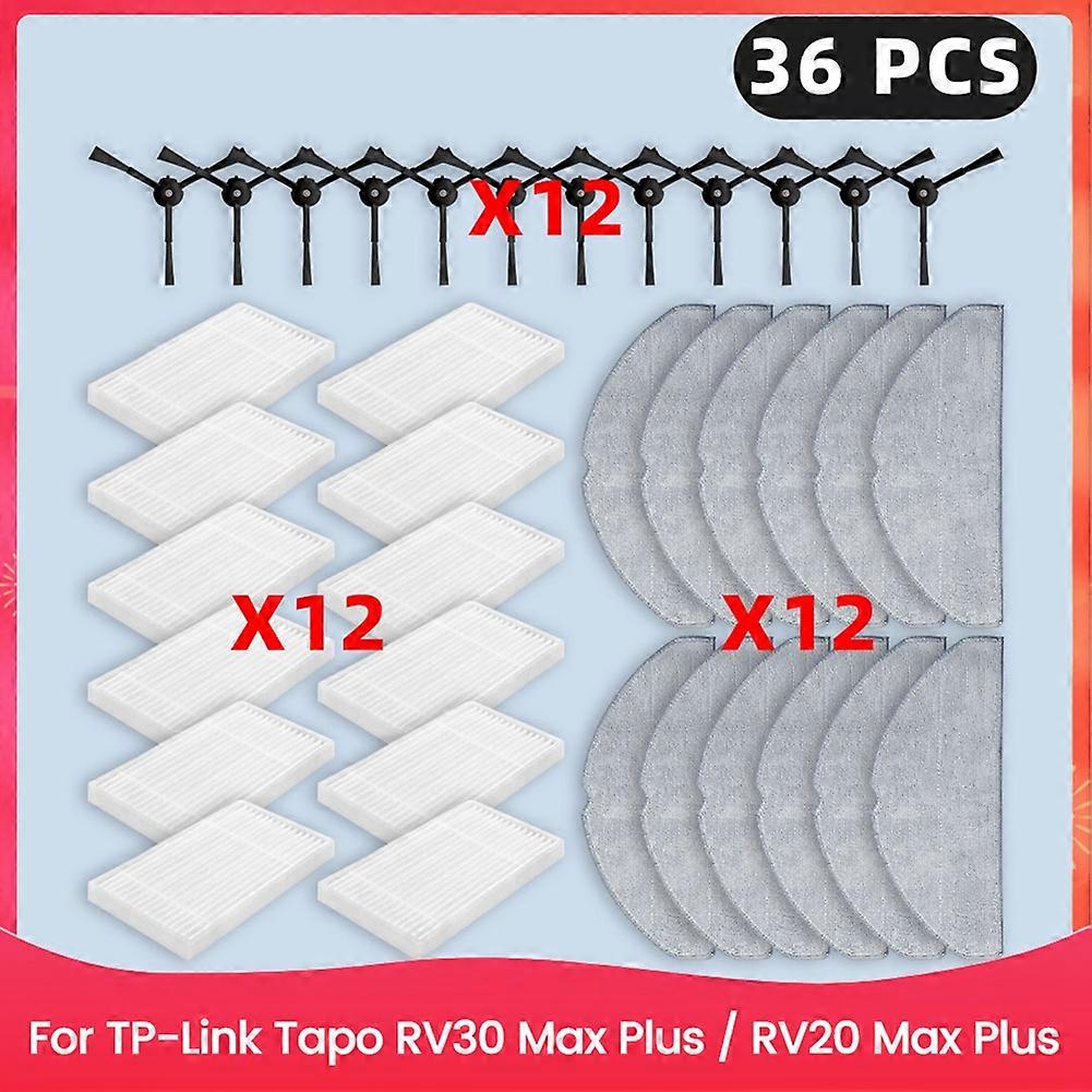 Für Tp-link Tapo Rv30 Max Plus / Rv20 Max Plus Ersatzteile Filter Seite Pinsel Mopp Tuch Staubbeutel Zubehör
