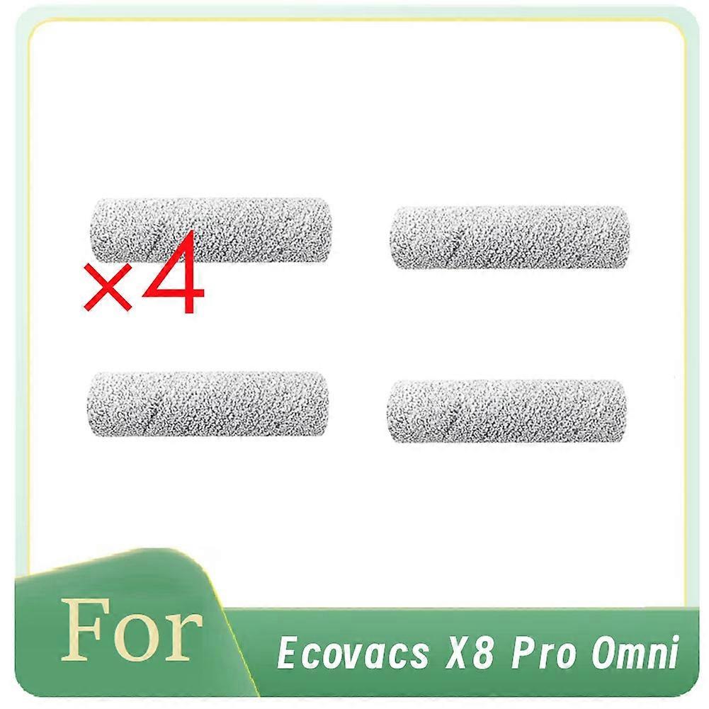 4er-pack Ecovacs X8 Pro Omni Mop-rollentücher: Zubehör Für Erhöhte Reinigungseffizienz