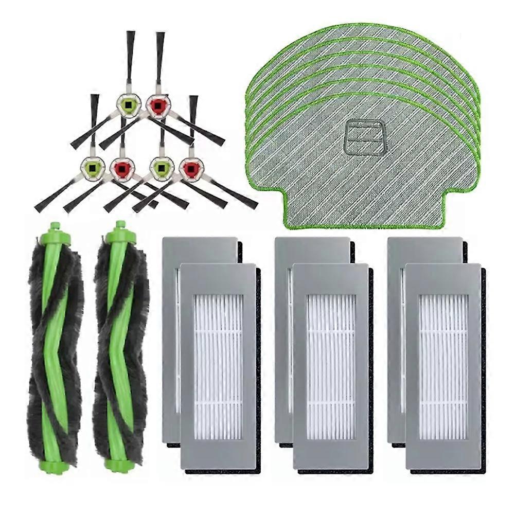 Packung Mit 20 Teilen Für Den Staubsauger Irobot Roomba Combo 111/113 R113840: Hauptbürste, Hepa-filter Und Reinigungstuch.