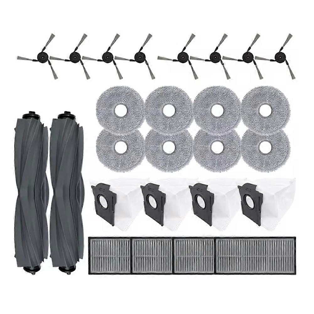 26-teiliges Set Für Dreame X40 Ultra/l40 Ultra Und Mova P50 Pro Ultra/p10 Pro Ultra: Bürste, Filter, Tuch Und Staubbeutel.