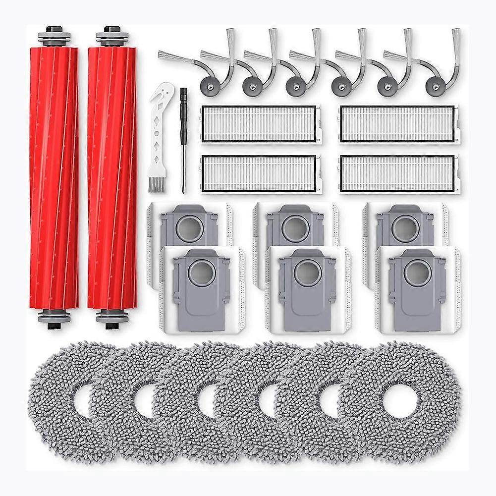 26er-pack Ersatzzubehör Für Roborock Qv 35a / Qv 35s Roboterstaubsauger: Hauptbürste, Seitenbürste, Reinigungstücher, Staubbeutel