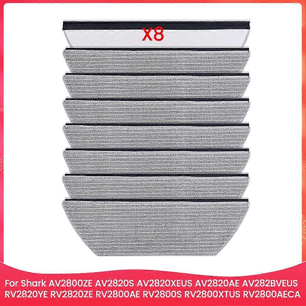 8er-pack Mikrofaser-reinigungstücher-set Für Shark Av2800ze Rv2820ye Rv2820ze Staubsauger – Waschbare Und Wiederverwendbare Weiche Mikrofaser-staubsauger-nachfüllungen