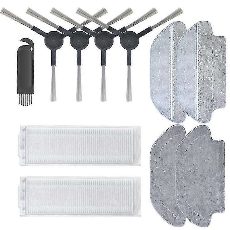 Seitenbürstenfilter Und Reinigungstuch Für Mijia Lds/stytj02ym/conga 3490 V2 Pro V3 Se Staubsauger