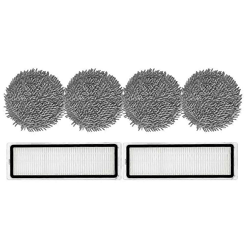 6 Stück Geeignet Für Xiaomi Free Wash Mop Pro Zubehör Filtersieb Bodenwischer Wasserwaschlappen S