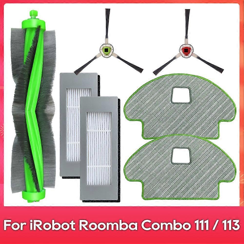 Für Irobot Roomba Combo 111/113/r113840 Hauptseitenbürste Hepa-filter Mopptücher Roboter-staubsauger-teil-zubehör