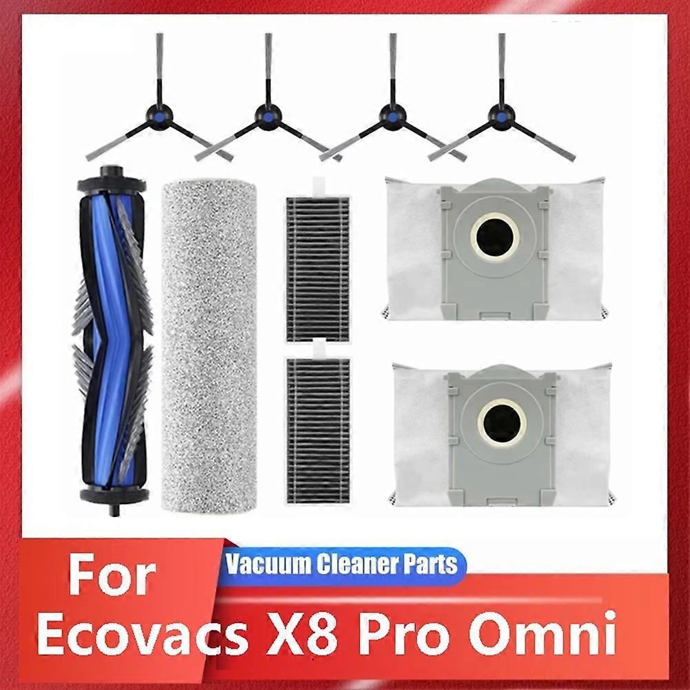 Ersatzteile Für Den Ecovacs X8 Pro Omni Roboterstaubsauger: Hauptseitenbürsten, Reinigungstücher, Hepa-filter, Staubbeutel Und Zubehör
