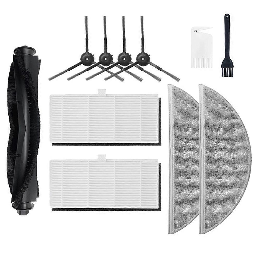 Hauptbürste, Hepa-filter, Ersatz-staubsaugertuch R1, Ersatz-seitenbürste.