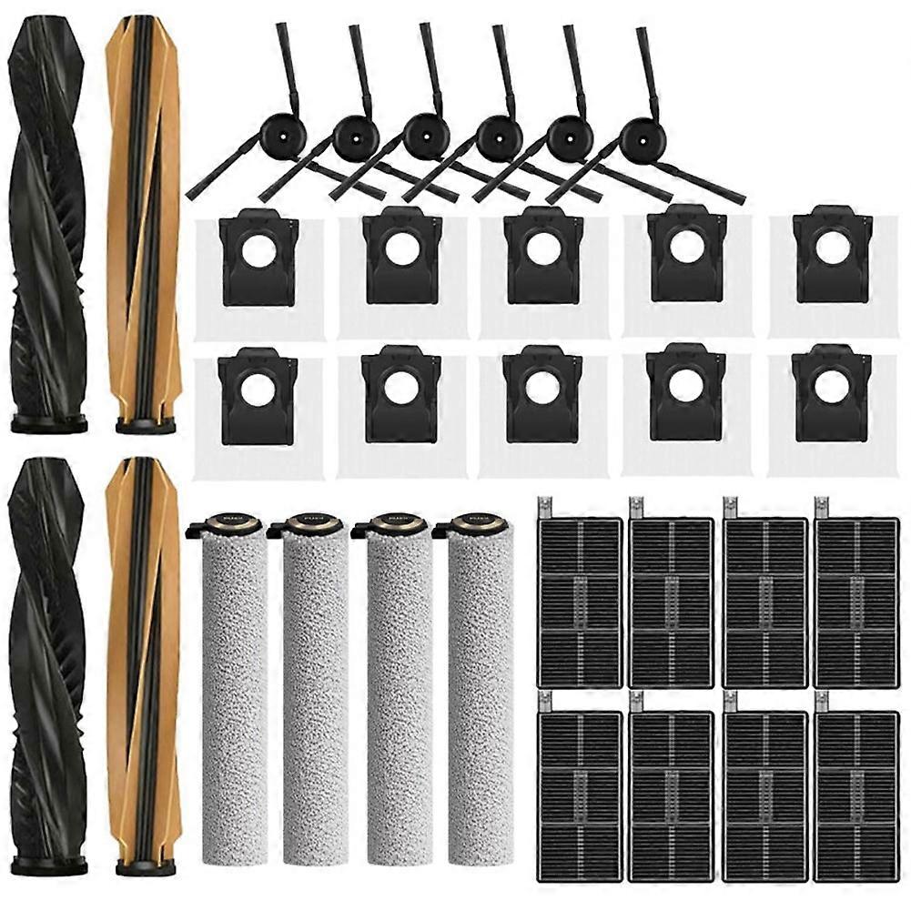 32 Teile Für Dreame X50 Pro Ultra Aqua 10 Ultra Roller Complete / Rlh31ce Roboterstaubsauger