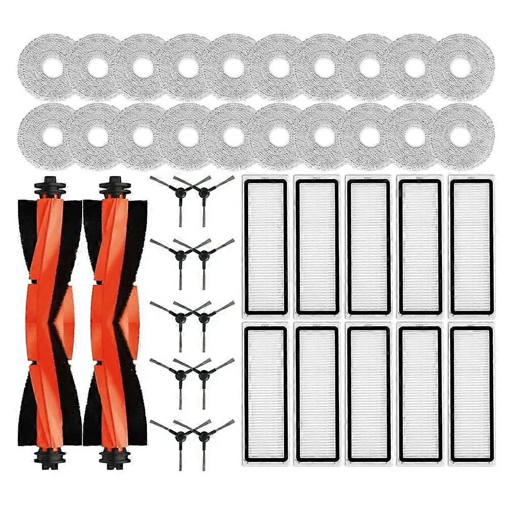 Kompatibel Mit Den Roboterstaubsaugern Xiaomi S20+ / S10 Plus / B108gl / B105 / B108cn Und B113cn: Teile Und Zubehör, Filter, Hauptbürste, Seitenbürste Und Mopp.