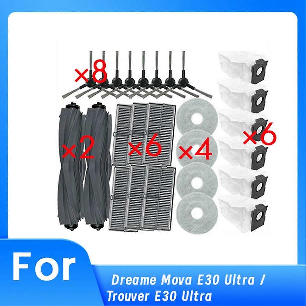 Packung Mit 26 Ersatzteilen Für Den Roboterstaubsauger Dreame Mova E30 Ultra / Find E30 Ultra