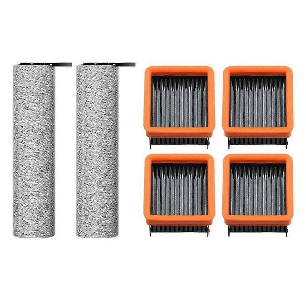 Packung Mit 6 Teilen Für Den Akku-staubsauger Uwant D100 / D100 Pro / D500 / D500 Pro: Rotierende Bürste Und Hepa-filter.