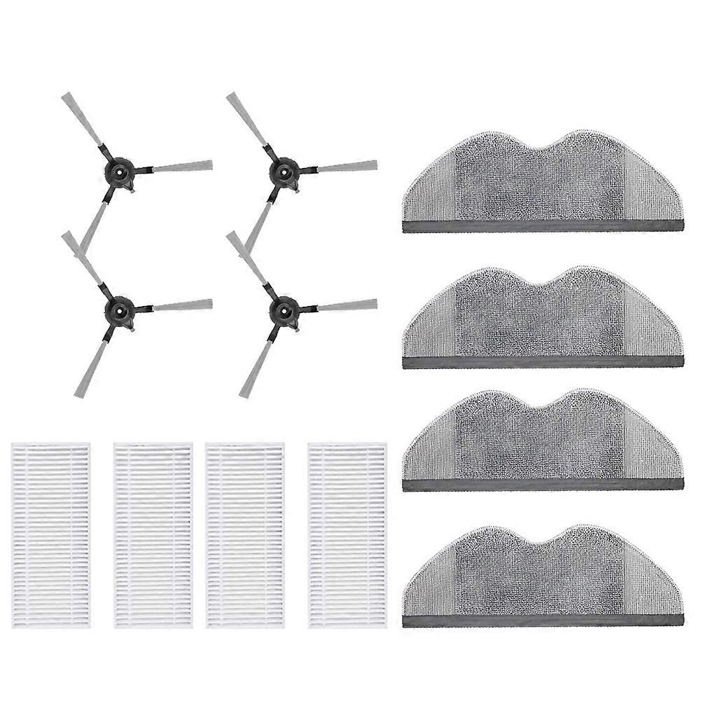 Ersatzteile Kompatibel Mit Xiaomi E5 C108 Roboterstaubsauger: Seitenbürste, Reinigungstuch Und Filter.