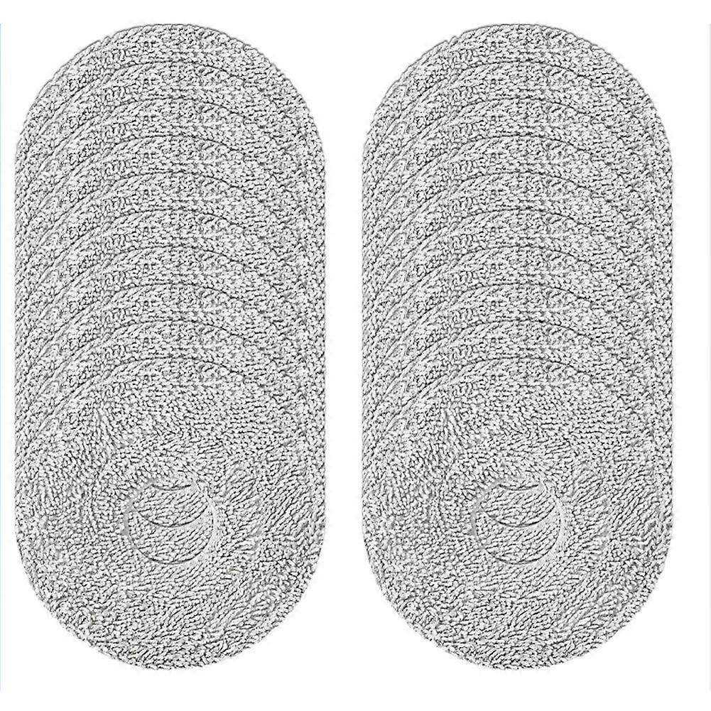 Packung Mit 20 Mikrofaser-ersatztüchern Für Dreame L40 Ultra/l10s Ultra Gen2/x40 Ultra Roboterstaubsauger
