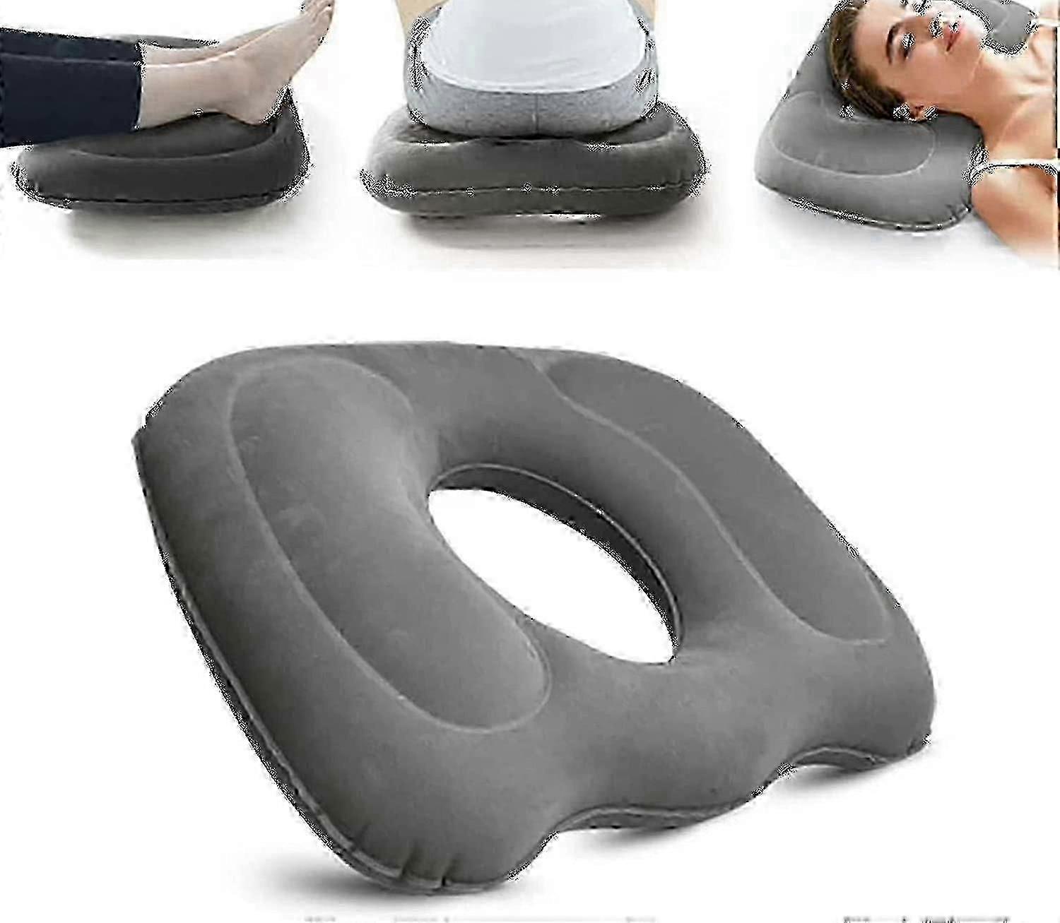 Orthopädisches Sitzkissen Zur Schmerzlinderung – Aufblasbares Kissen Für Hämorrhoiden, Schwangerschaft, Steißbein, Dekubitus